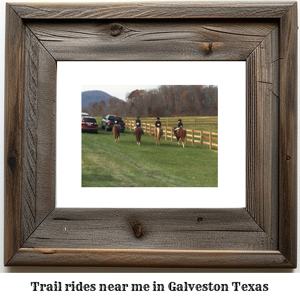 trail rides near me in Galveston, Texas